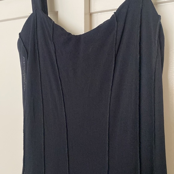 CARMEN Carmen Marc Valvo CLASSIC 🖤BLACK🖤 FIT & FLARE DRESS SIZE MEDIUM 🌟EUC🌟 - Picture 3 of 14